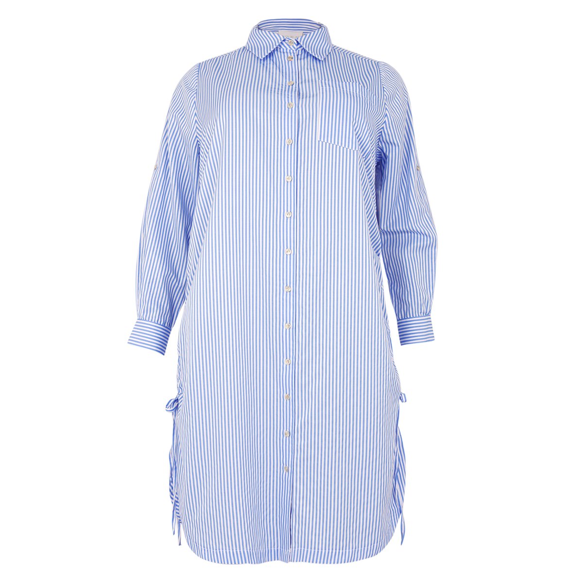 Robe avec rayures bleu clair, YOEK