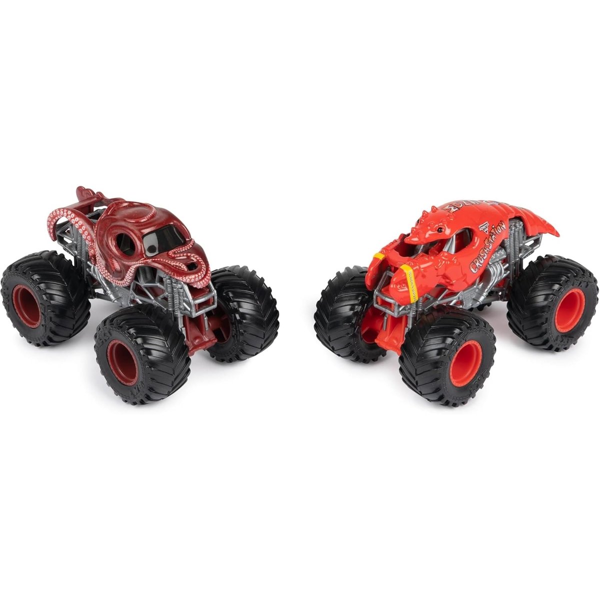 Monster Jam - Pack de deux véhicules DIE CAST 1:64 multicolore, SPIN MASTER