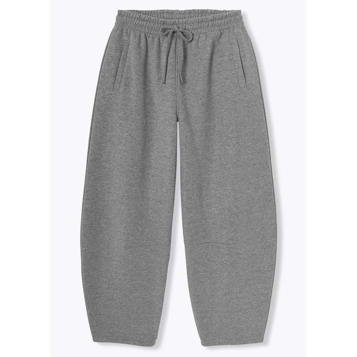 Jogging en molleton pailleté gris, PROMOD