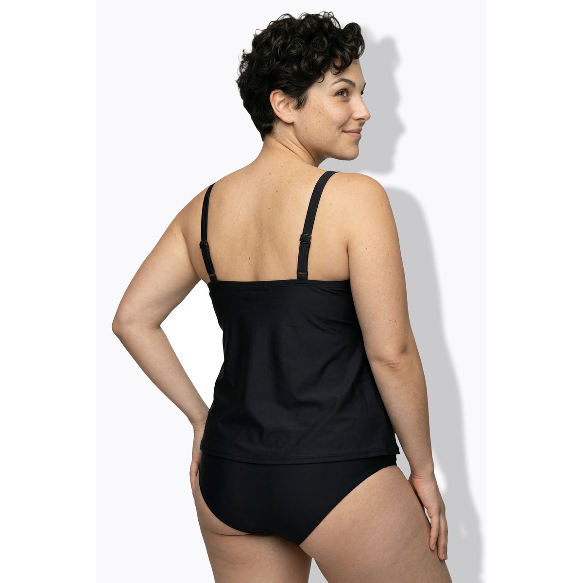 Tankini avec bonnets souples noir, ULLA POPKEN