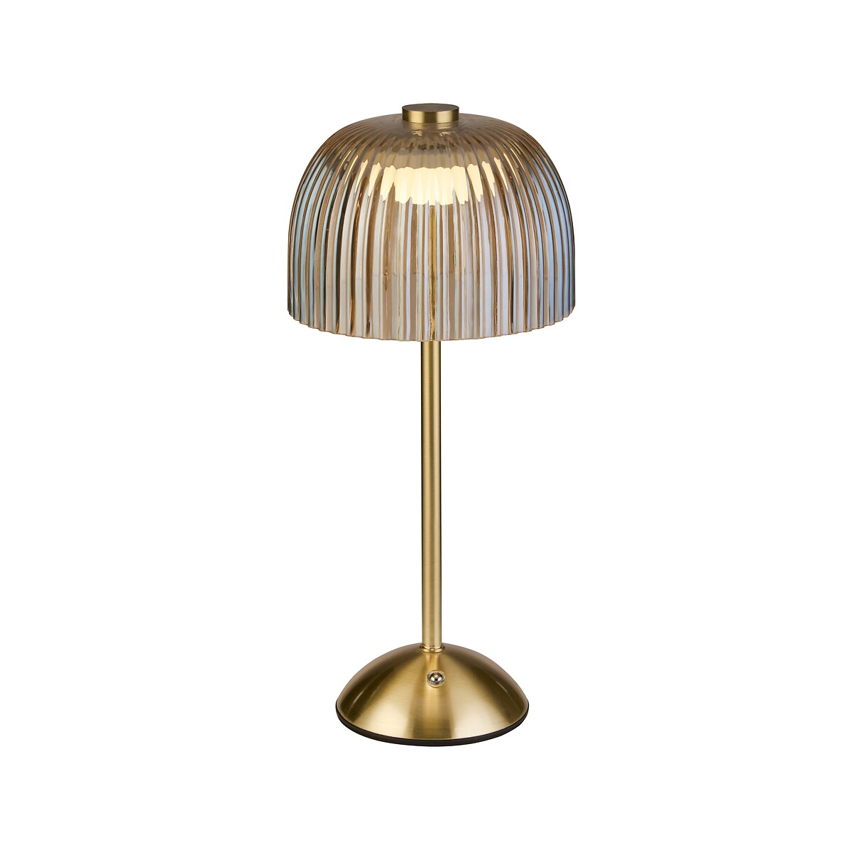 Erin Glass LED Rechargable Table Lamp gold-coloured, SO'HOME