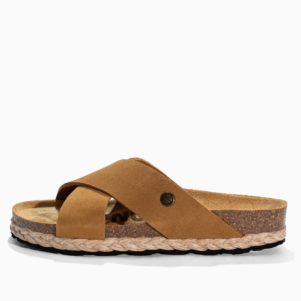 Sandales en cuir suédé BURGOS camel, BAYTON