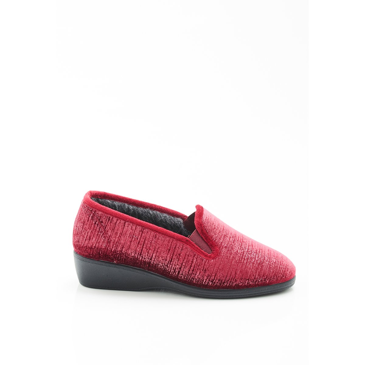 Chaussons irisés Thermolactyl rouge bordeaux, DAMART
