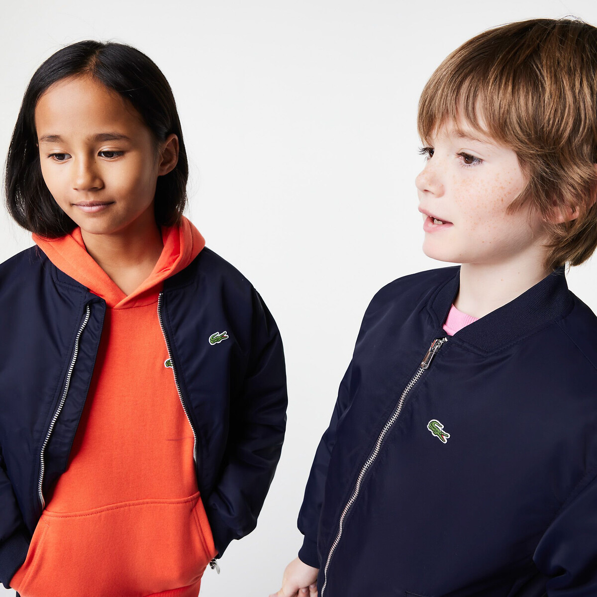 Logo Jacket navy blue, LACOSTE