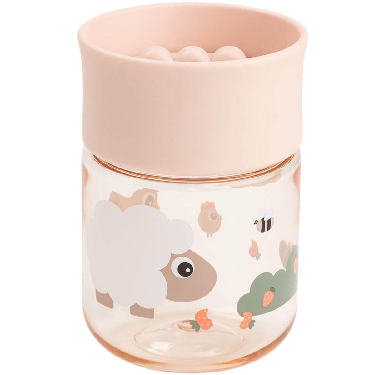 Tasse d'apprentissage 360° rose, DONE BY DEER
