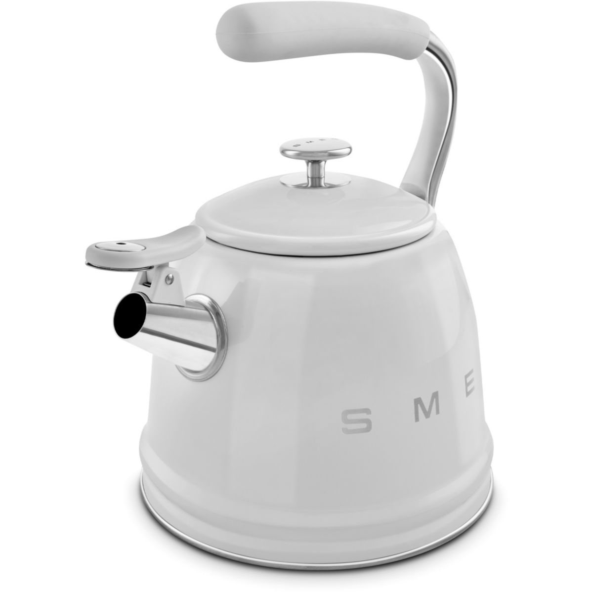 Bouilloire sifflante 2.3L Silver couleur unique, SMEG