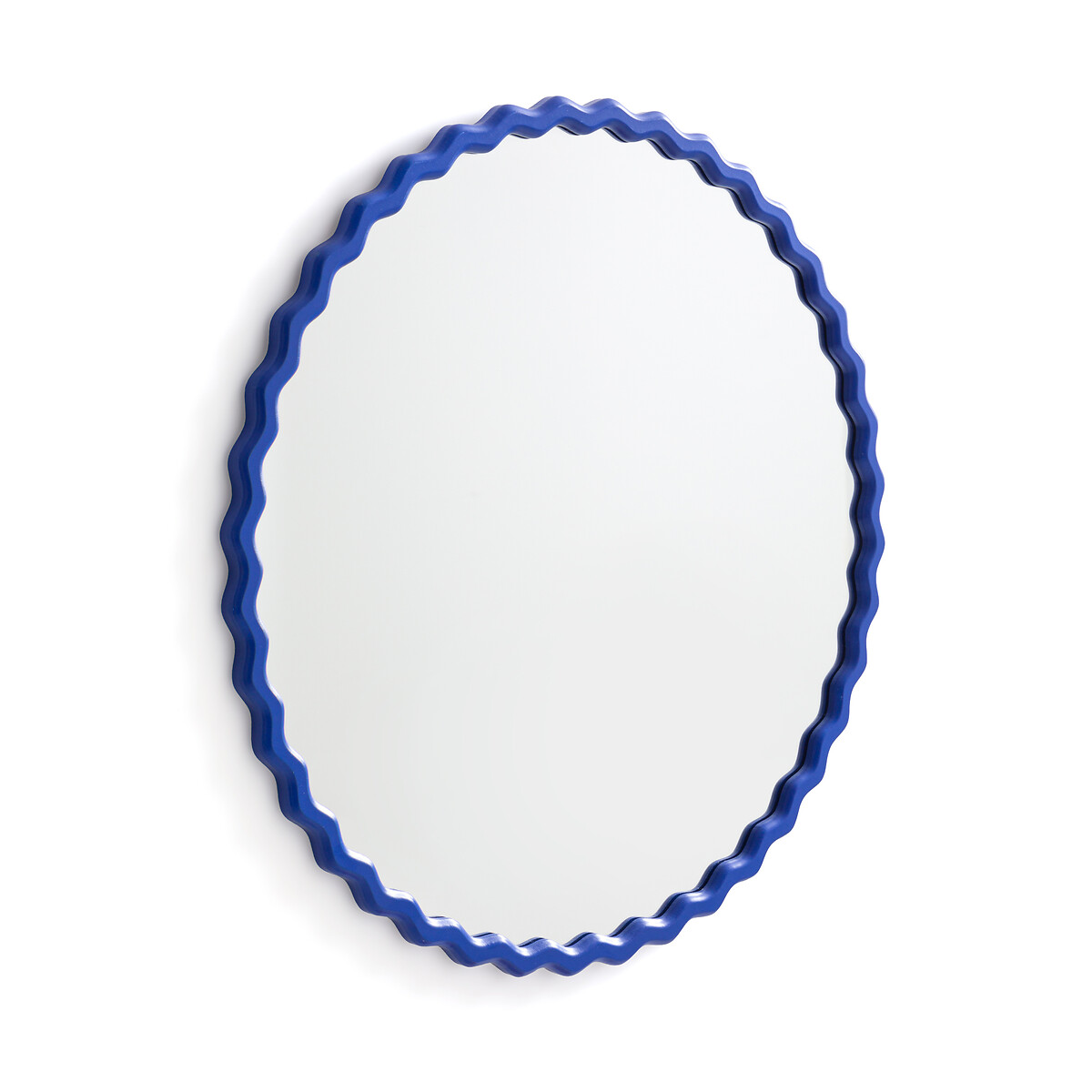 Miroir ondulé Ø60 cm, Nadima bleu vif, LA REDOUTE INTERIEURS