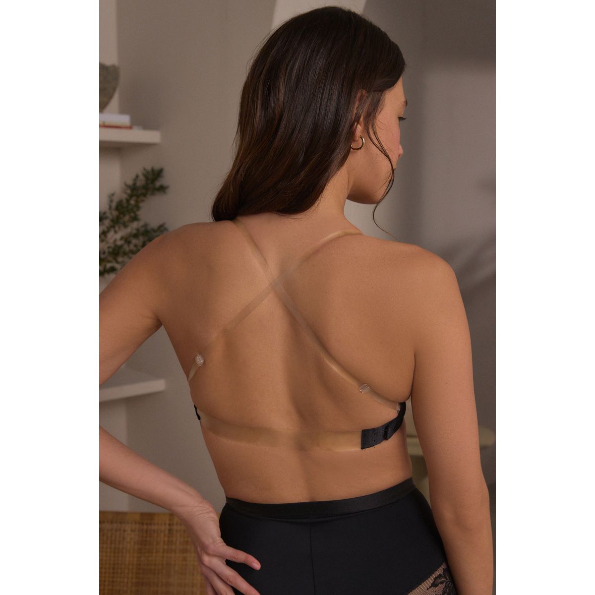 Soutien-gorge sans bretelles noir, NEXT