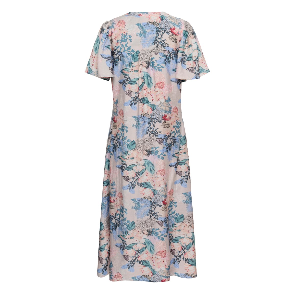 Robe beige whitecap/blue leaf, CULTURE