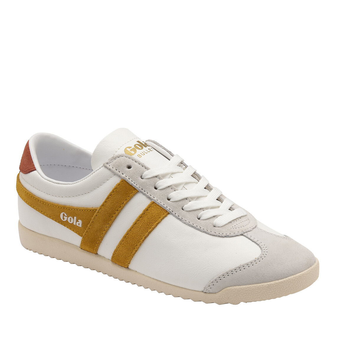 Baskets Bullet Pure blanc/orange, GOLA