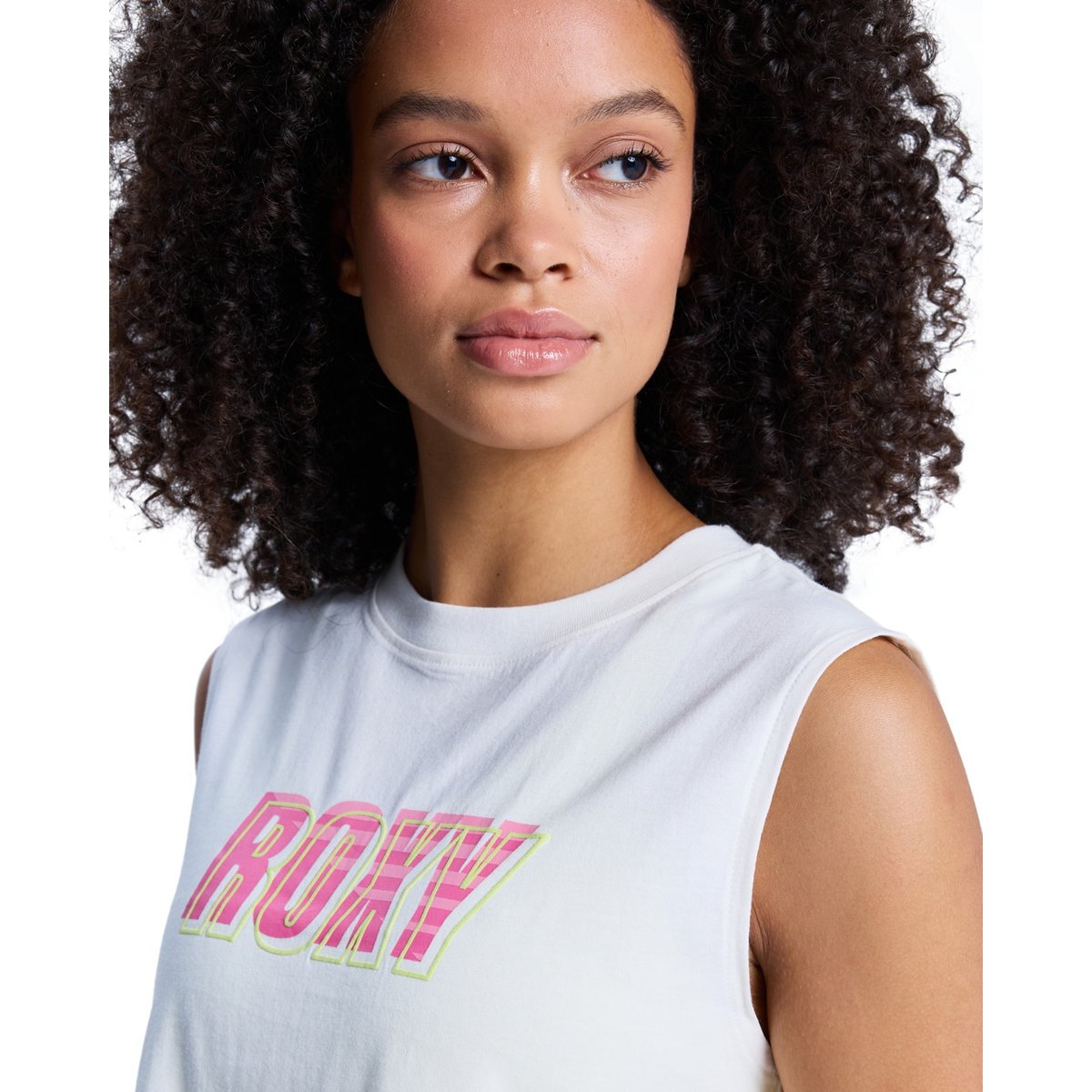Crop top ESSENTIAL ENERGY. blanc coconut milk, ROXY