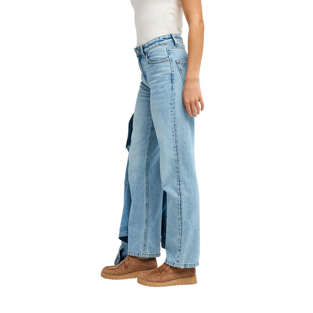 Jean loose TROPIC DREAM. bleu sunbleached vintage, ROXY