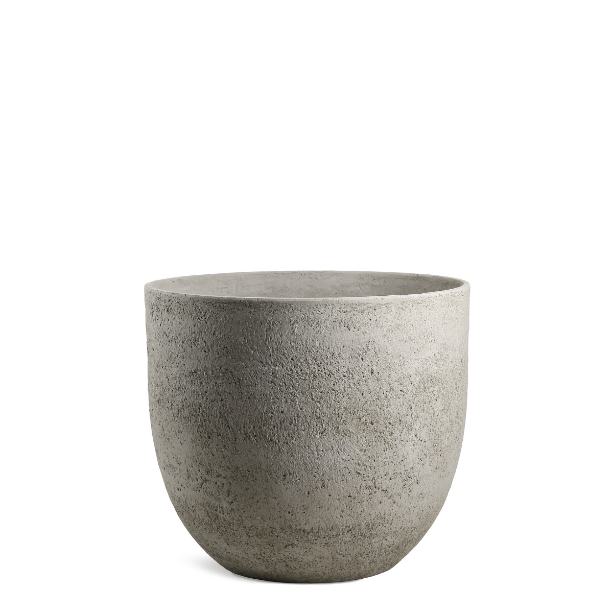 Cache-pot décoratif en ciment H45 TERRA gris clair, SIA DECO