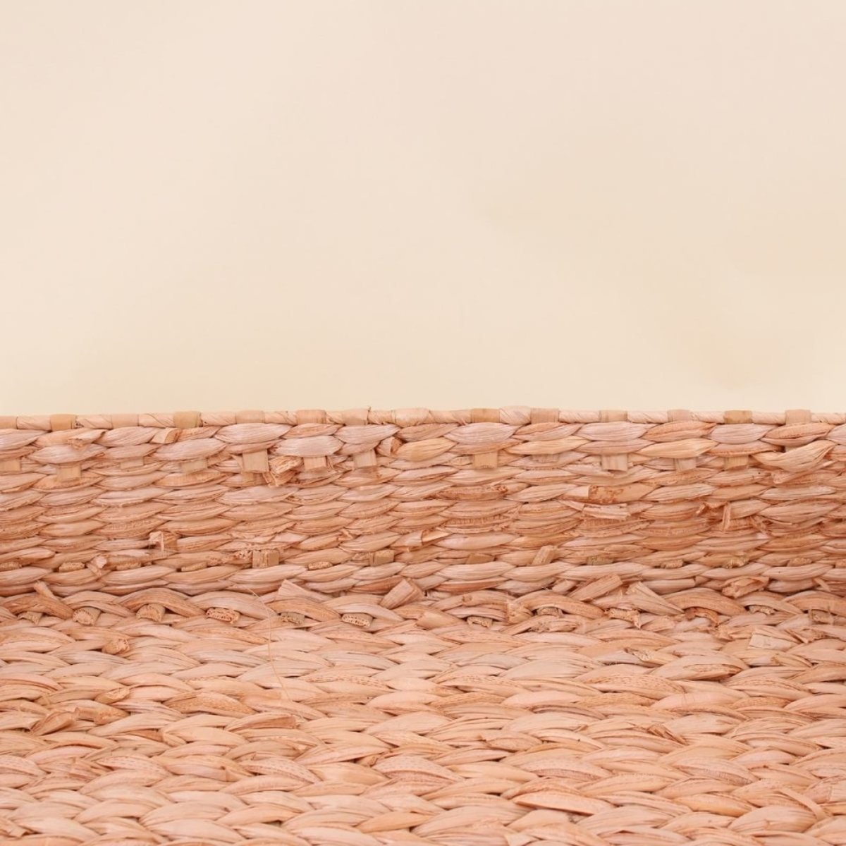 Plateau avec poignées en fibres naturelles 50x35cm naturel, ORNAMI