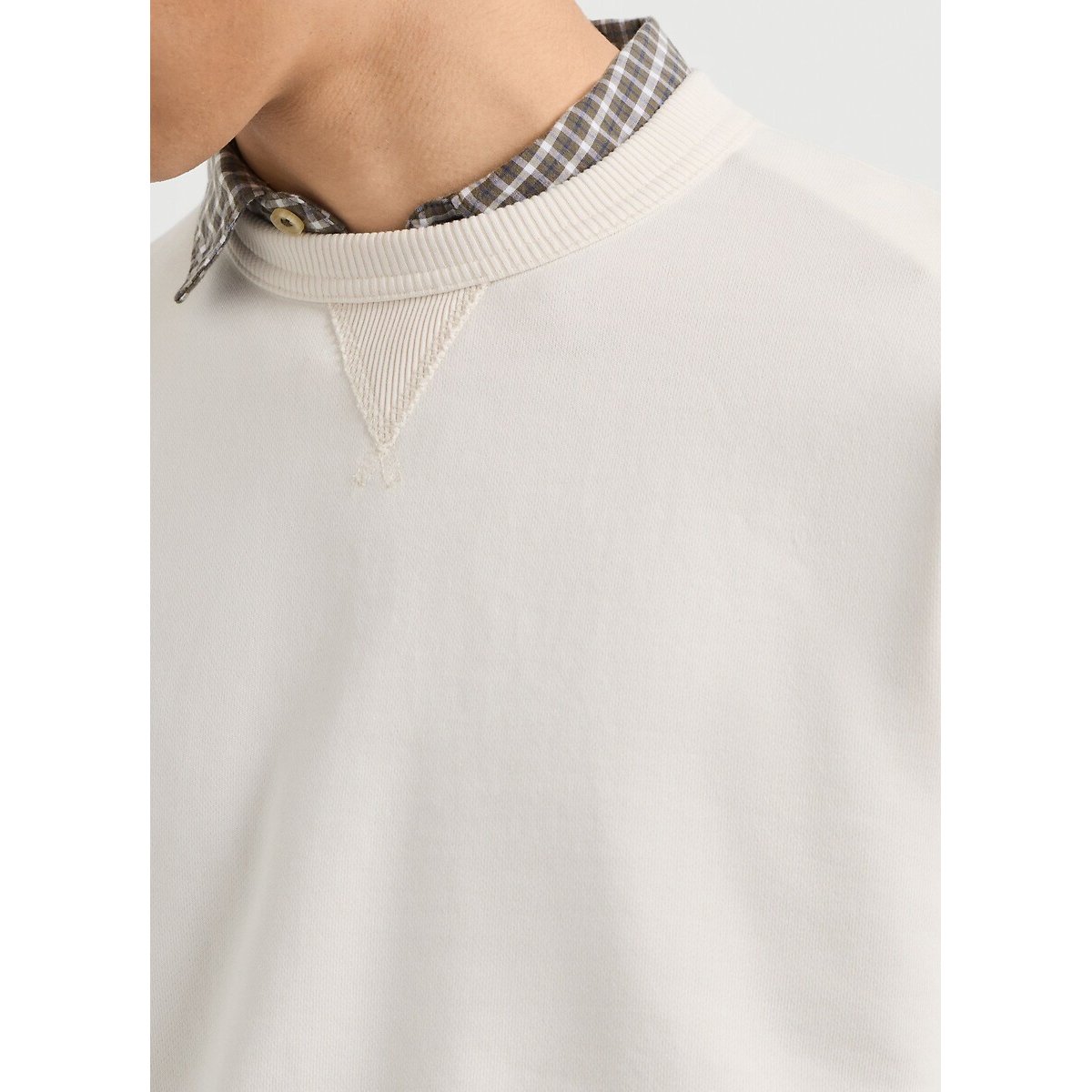 Sweat col rond ivoire, PEPE JEANS