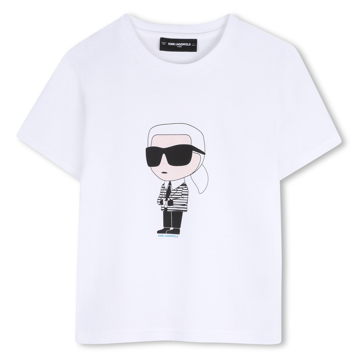 T-shirt manches courtes blanc, KARL LAGERFELD KIDS