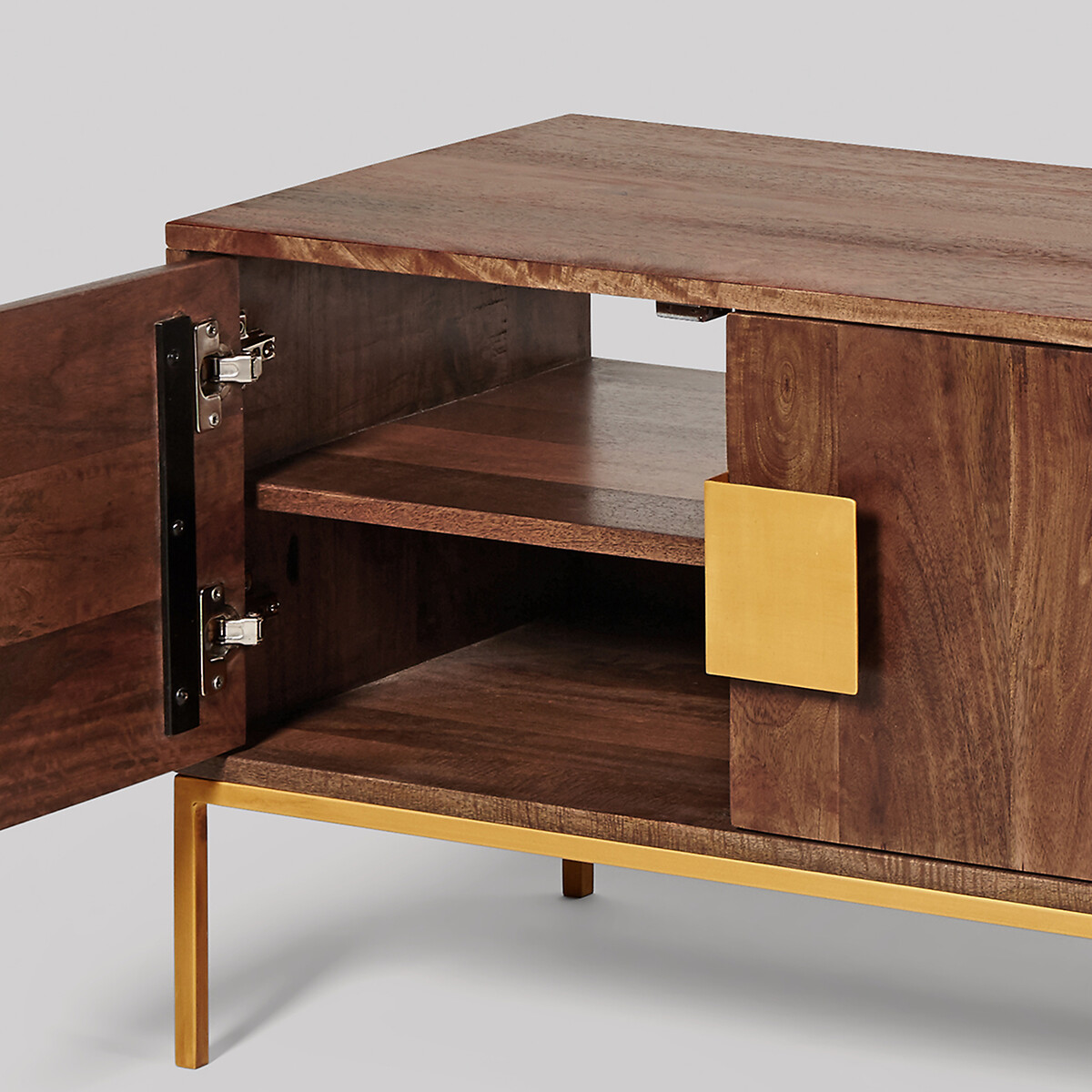 Banner Mango Wood 4 Door Media Unit natural wood, SWOON