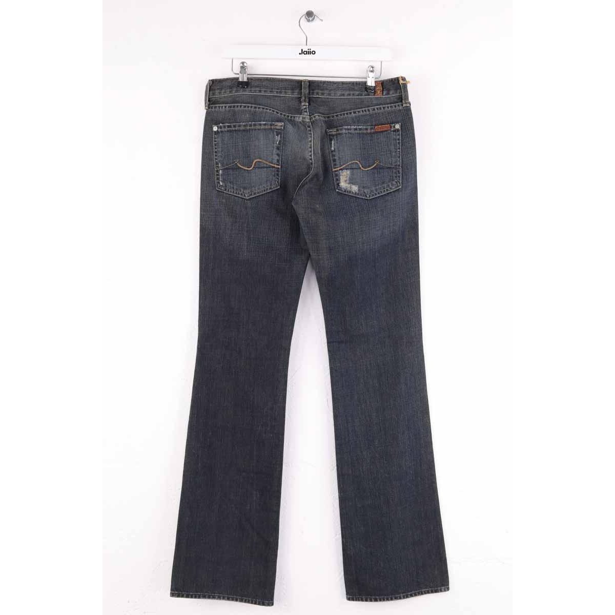 Jean droit - Très Bon État bleu, 7 FOR ALL MANKIND