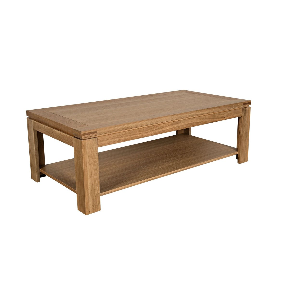 Table basse moderne bois chêne clair massif - BOSTON bois clair, HELLIN, DEPUIS 1862