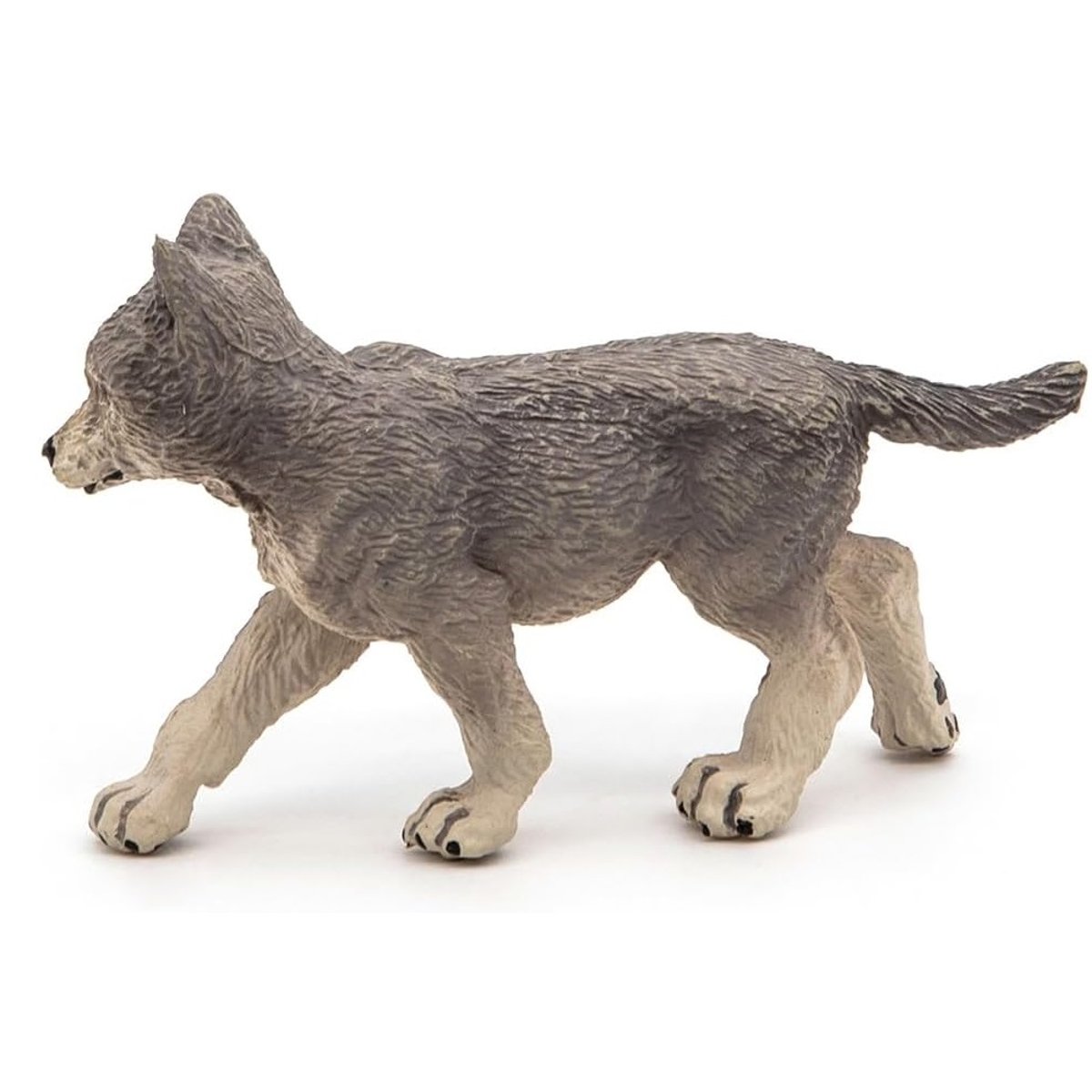 Figurine Bébé loup gris, PAPO