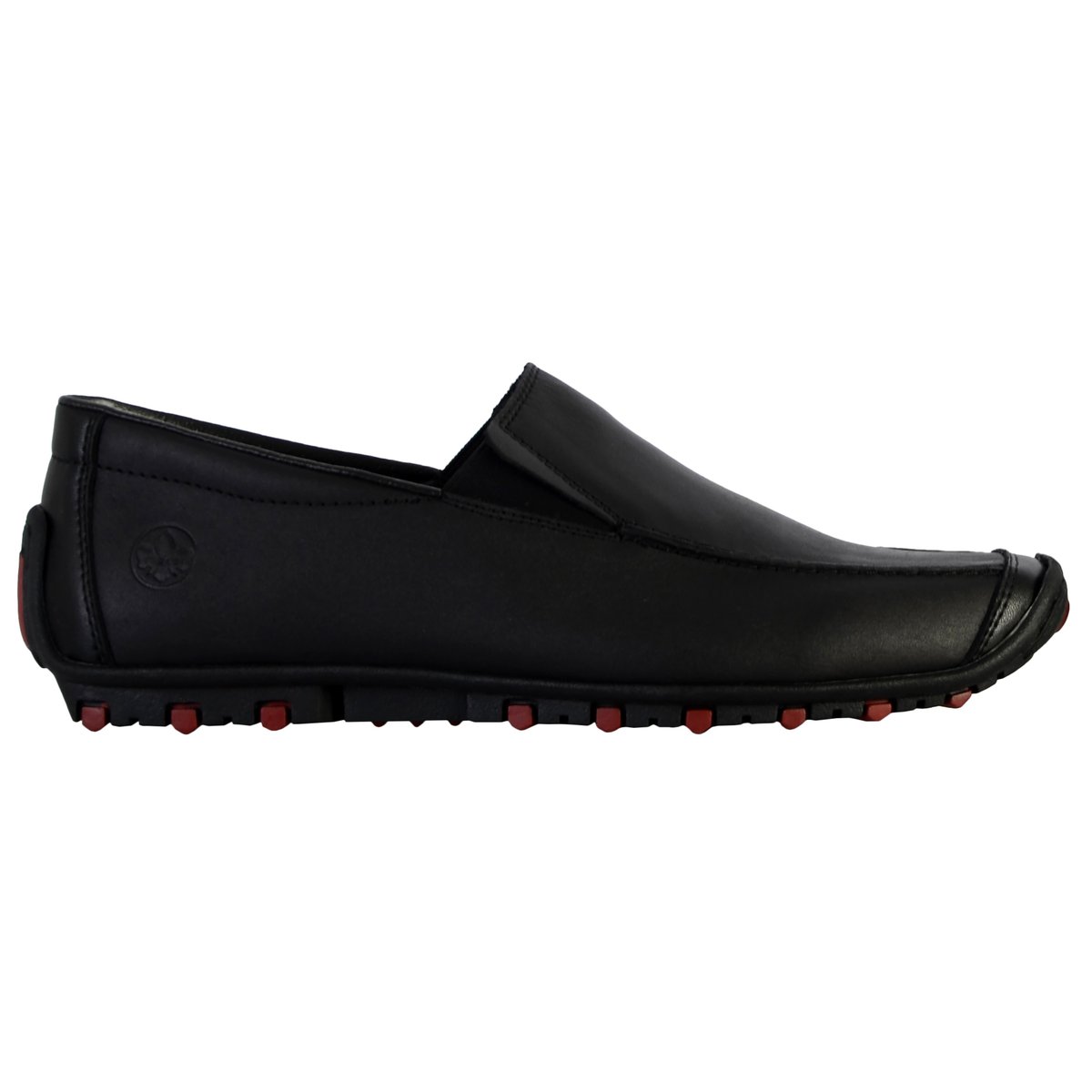 Mocassin Cuir Turin noir, RIEKER