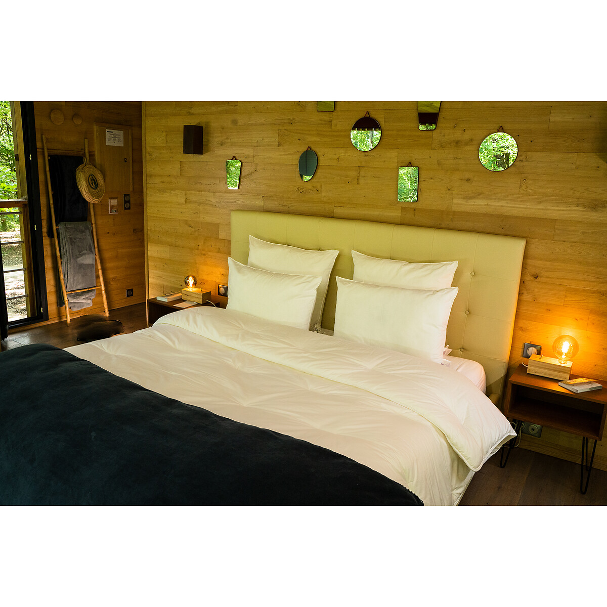Couette synthétique 450g/m² Quallofil Allerban blanc, LESTRA