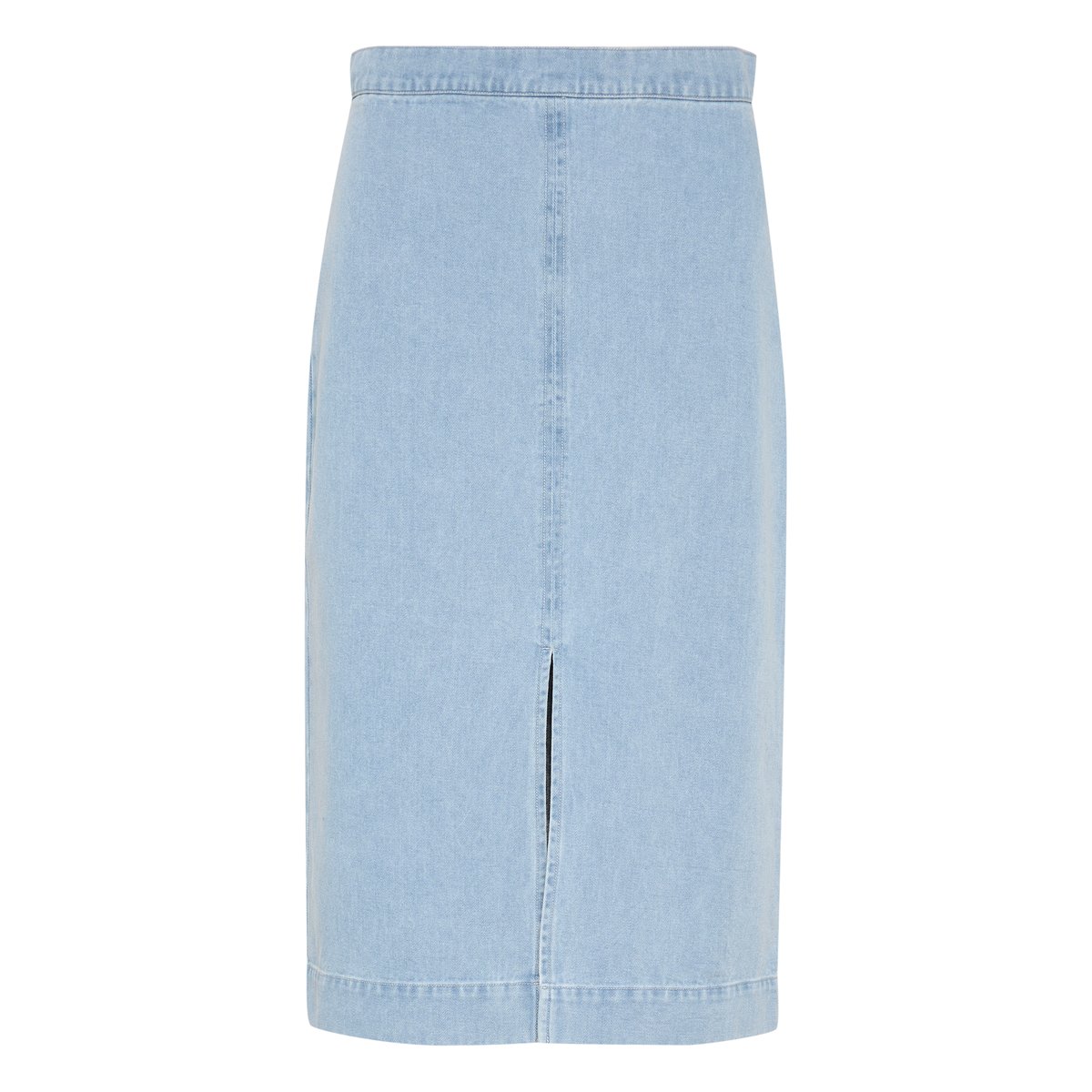 SOAKED IN LUXURY Jupe casual SLAnnabeth bleu light blue denim, SOAKED IN LUXURY