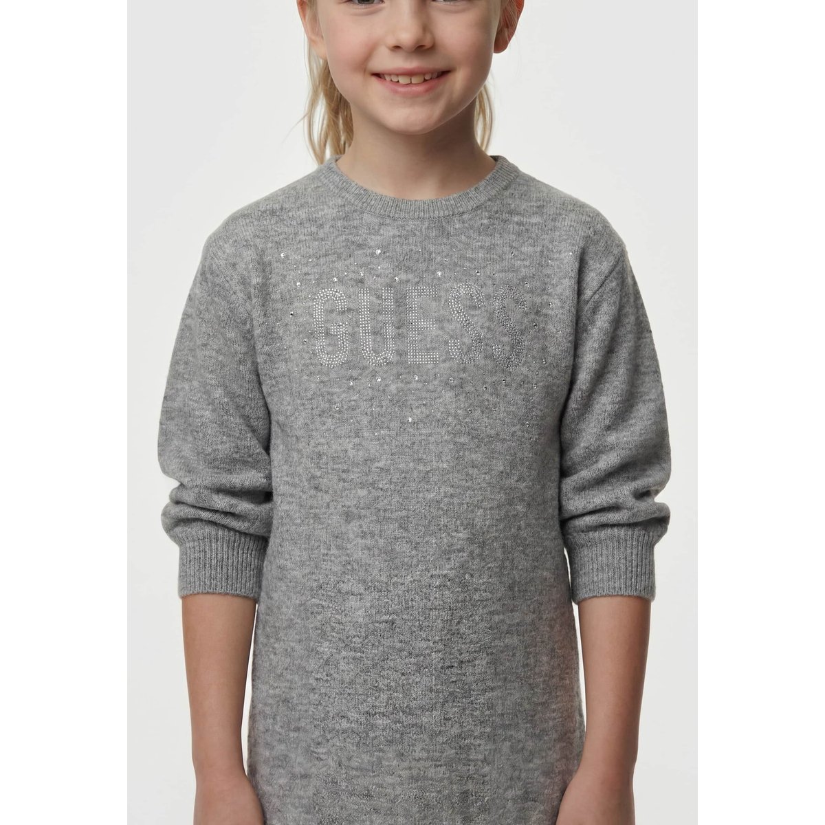 Robe Pull En Mélange De Laine gris, GUESS KIDS