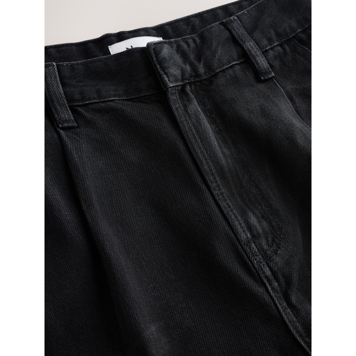 Jean jupe-culotte à taille haute n. premium noir, NEXT