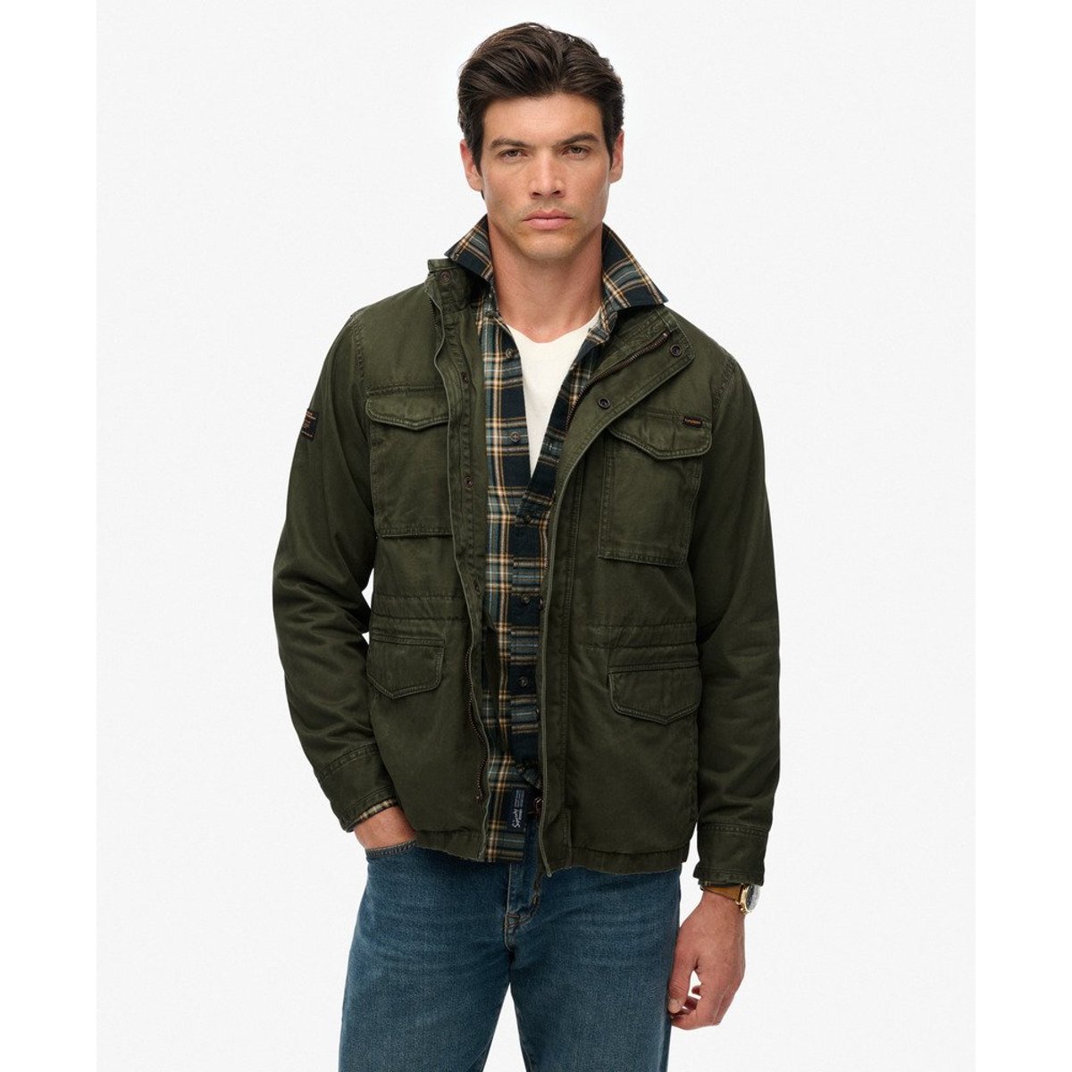 Veste Militaire M65 kaki militaire, SUPERDRY