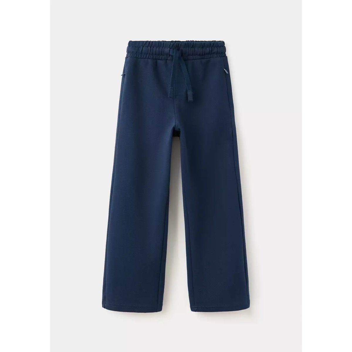 Pantalon de jogging wideleg bleu marine, MANGO KIDS