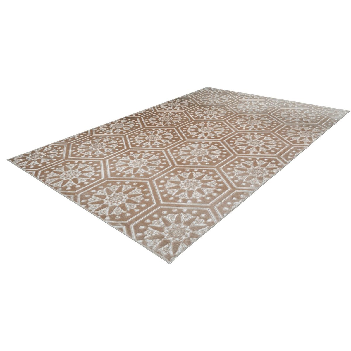 Tapis rectangulaire tufté main, MONROE marron, ARTE ESPINA
