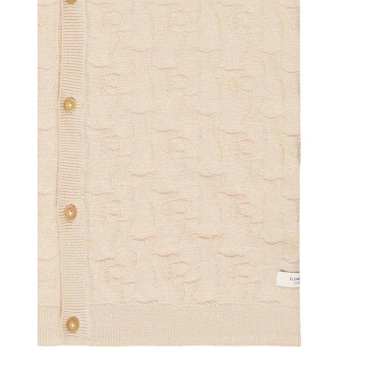 Polo SIGHT TEXTURED beige oat milk, ELEMENT