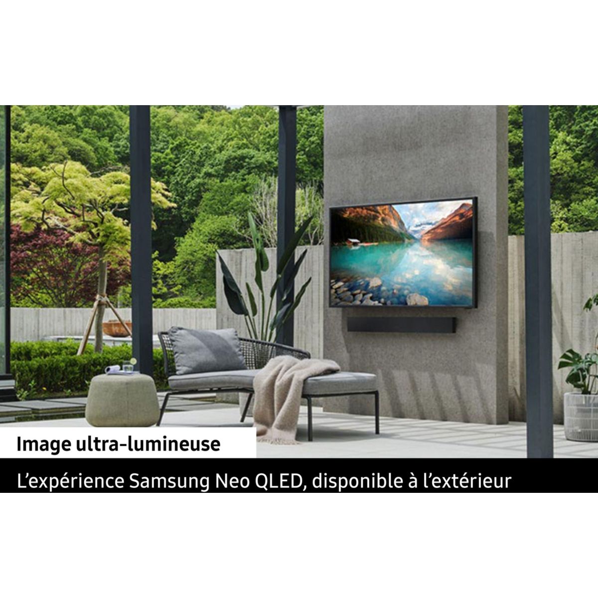 TV QLED The Terrace TQ65LST7D (2025) 65" (163 cm) 4k - Smart TV, anti-reflet couleur unique, SAMSUNG