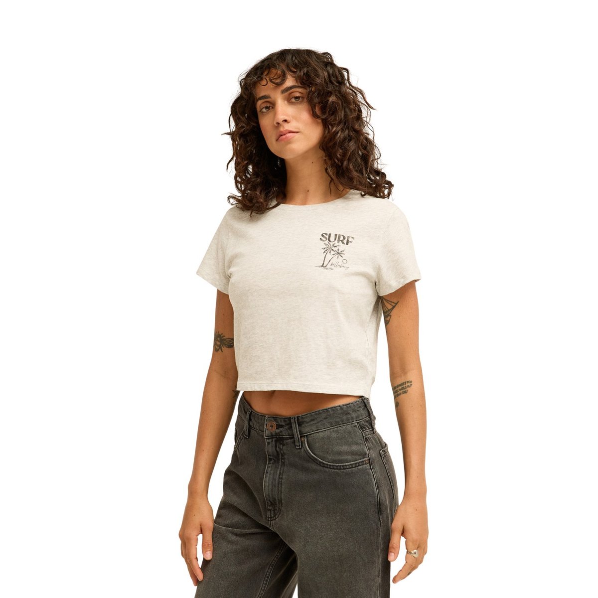 T shirt manches courtes MAGIC SUNSET gris grey heather, BILLABONG