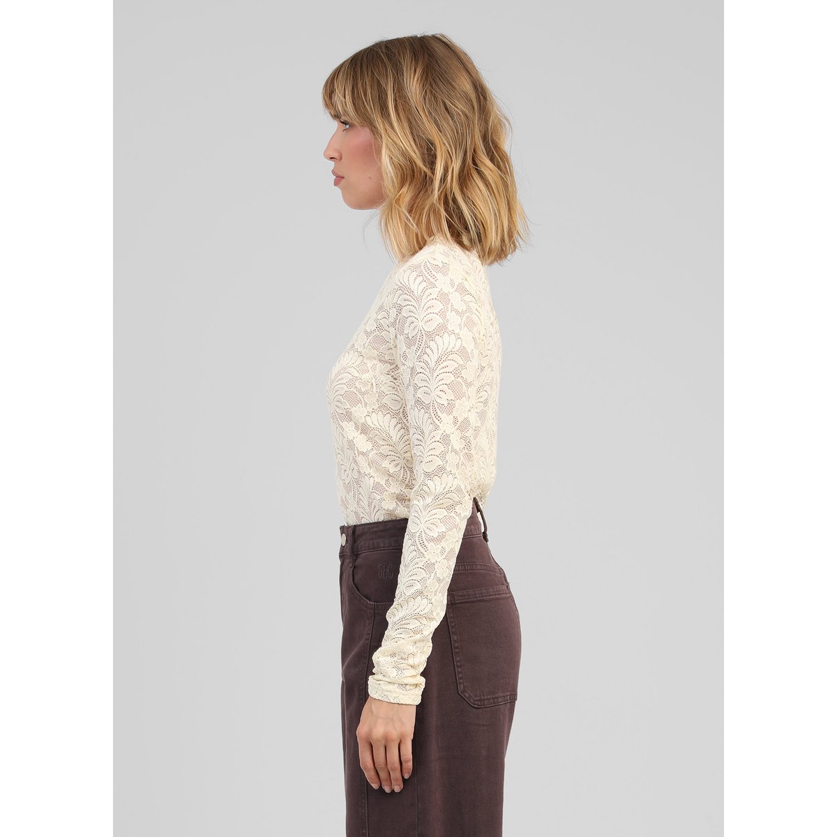 Tee-shirt ALEZANA ecru, AN'GE