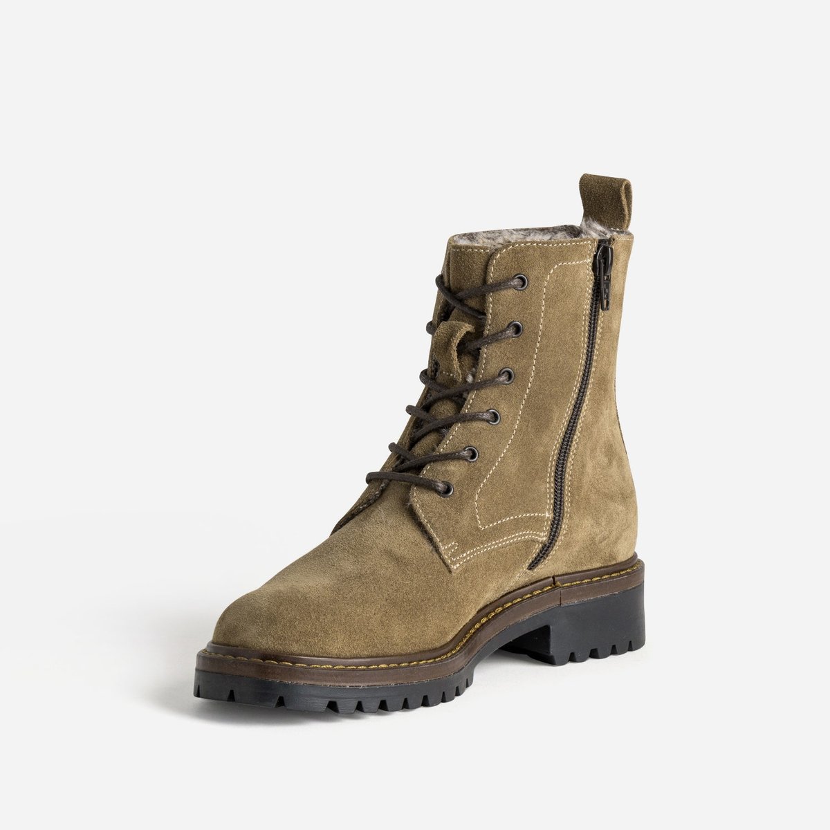Boots en cuir LUDIVINE camel, ERAM