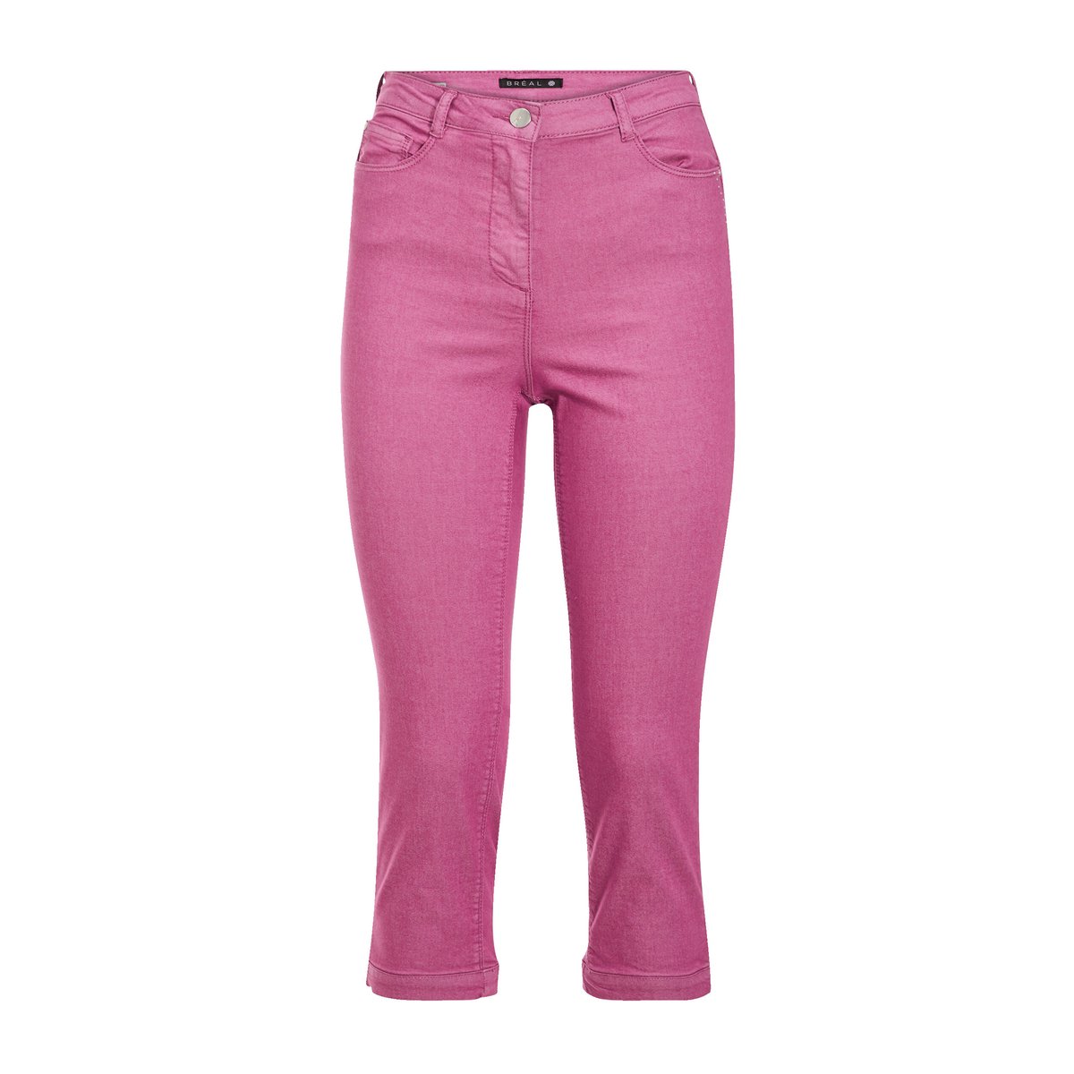 Pantacourt droit taille haute violet, BREAL