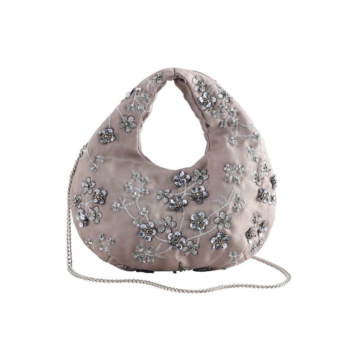 Pochette souple oversize gris, NEXT
