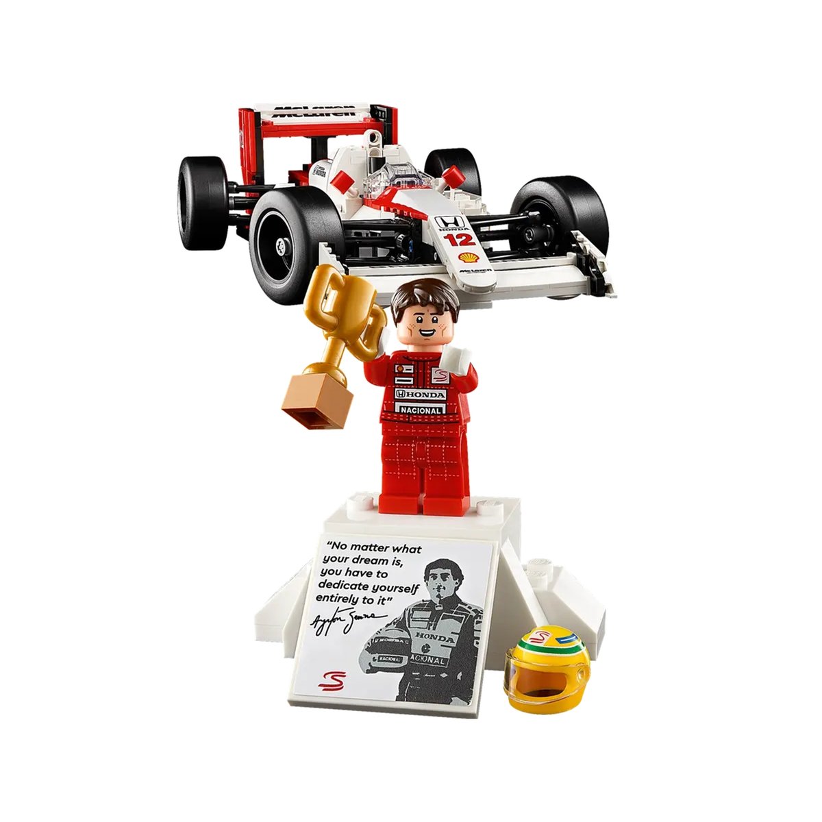 Icons McLaren MP4/4 & Ayrton Senna multicolore, LEGO