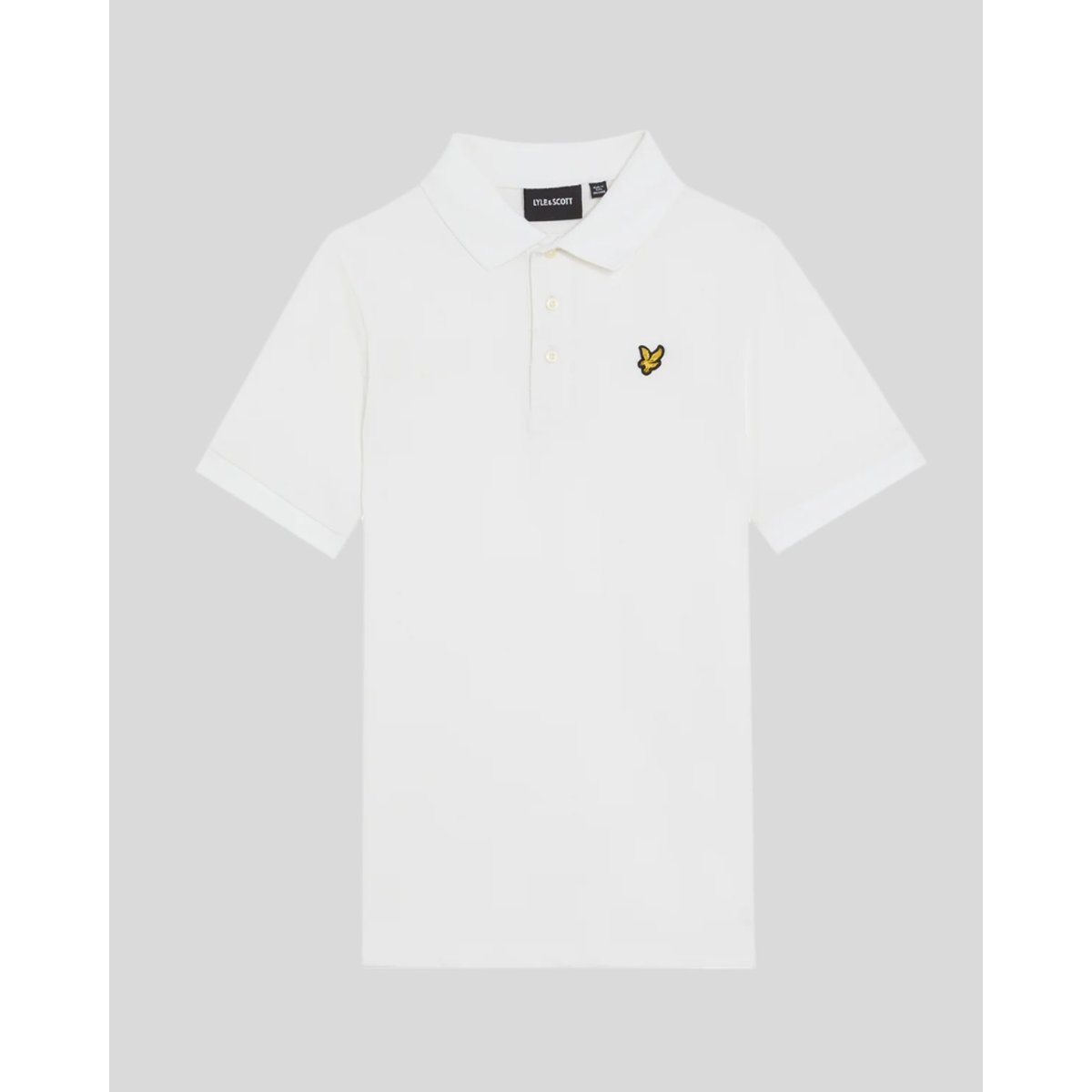 Polo en coton blanc, LYLE & SCOTT