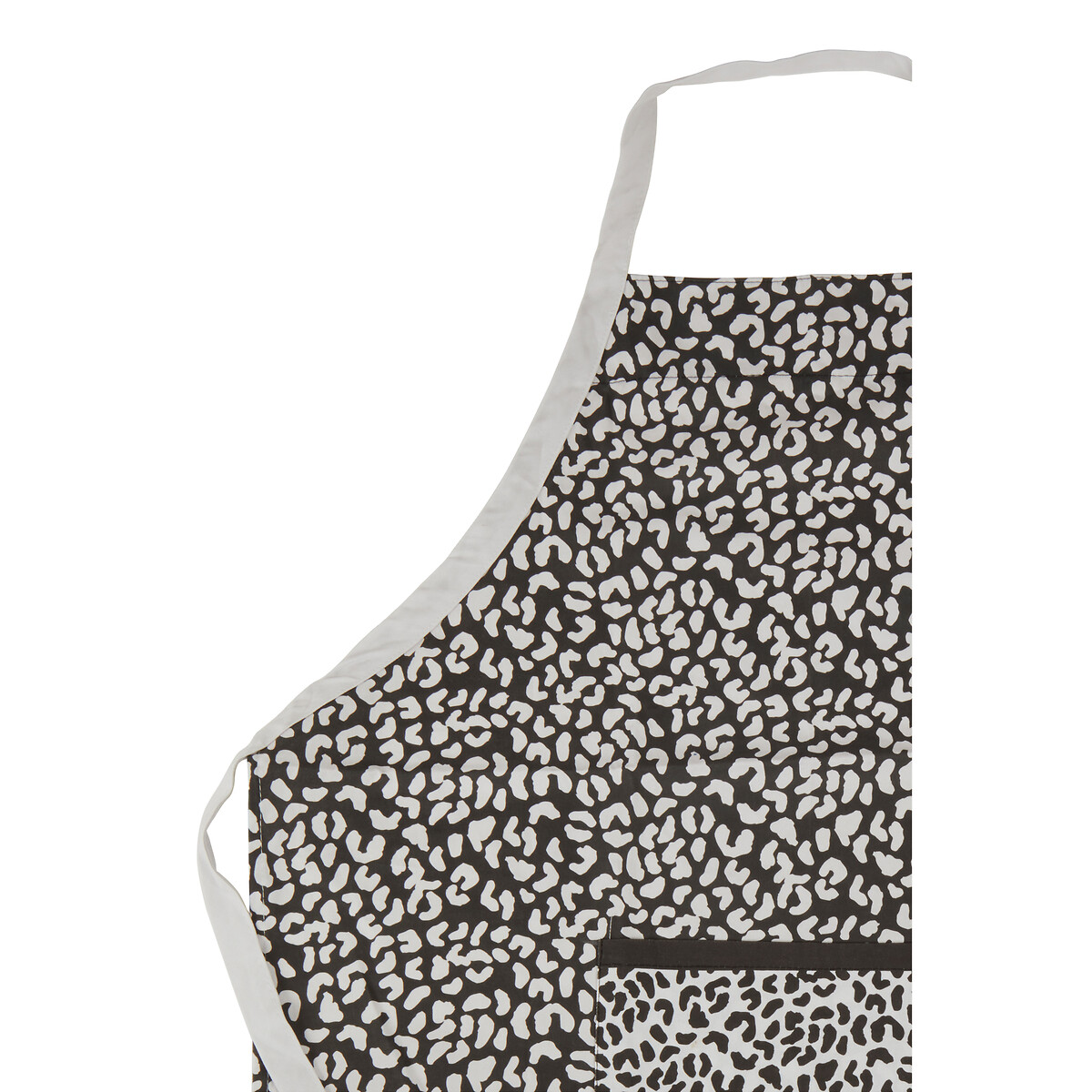 Cotton Apron in All Over Leopard Print black, SO'HOME