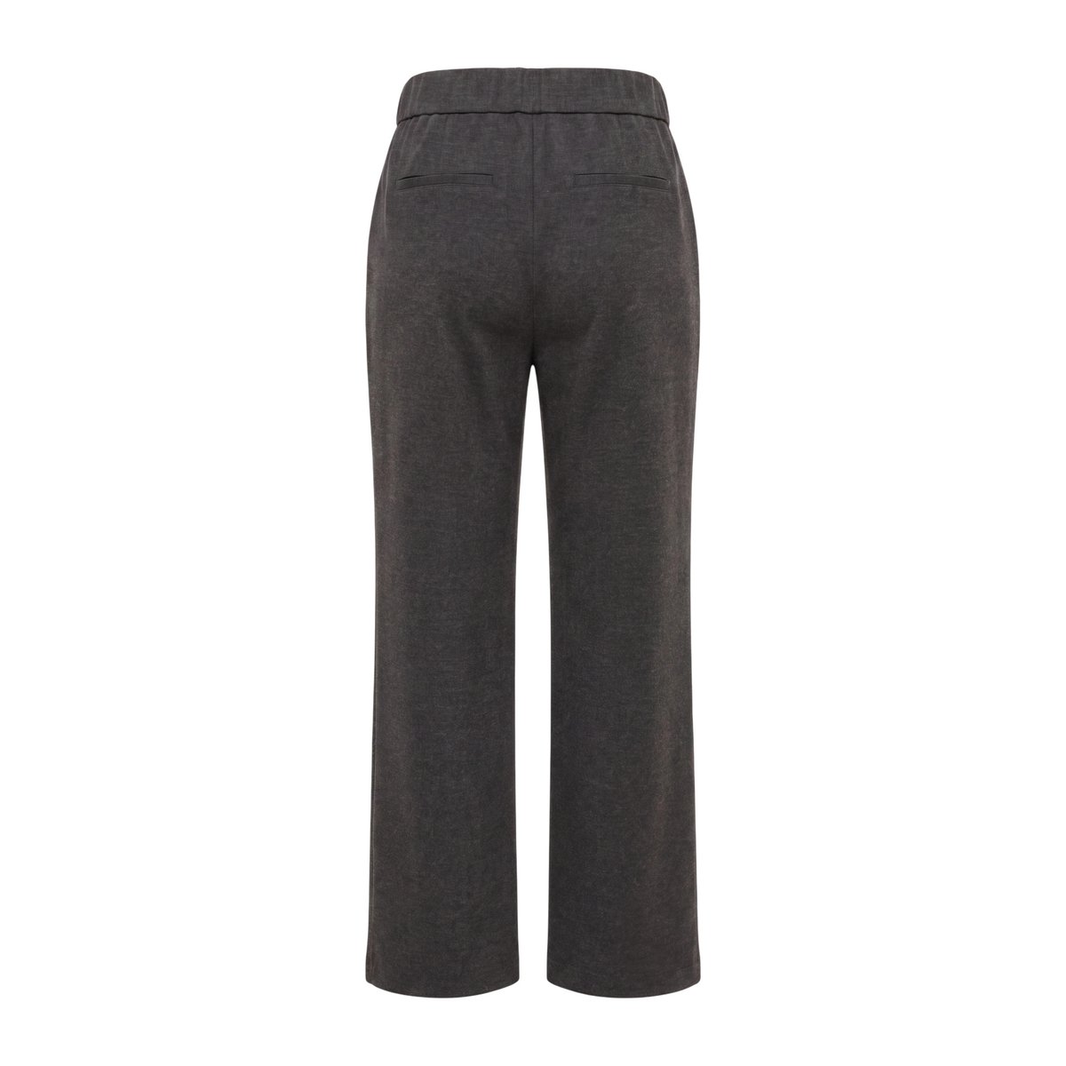 Pantalon casual à jambes larges anthracite melange, ZERO