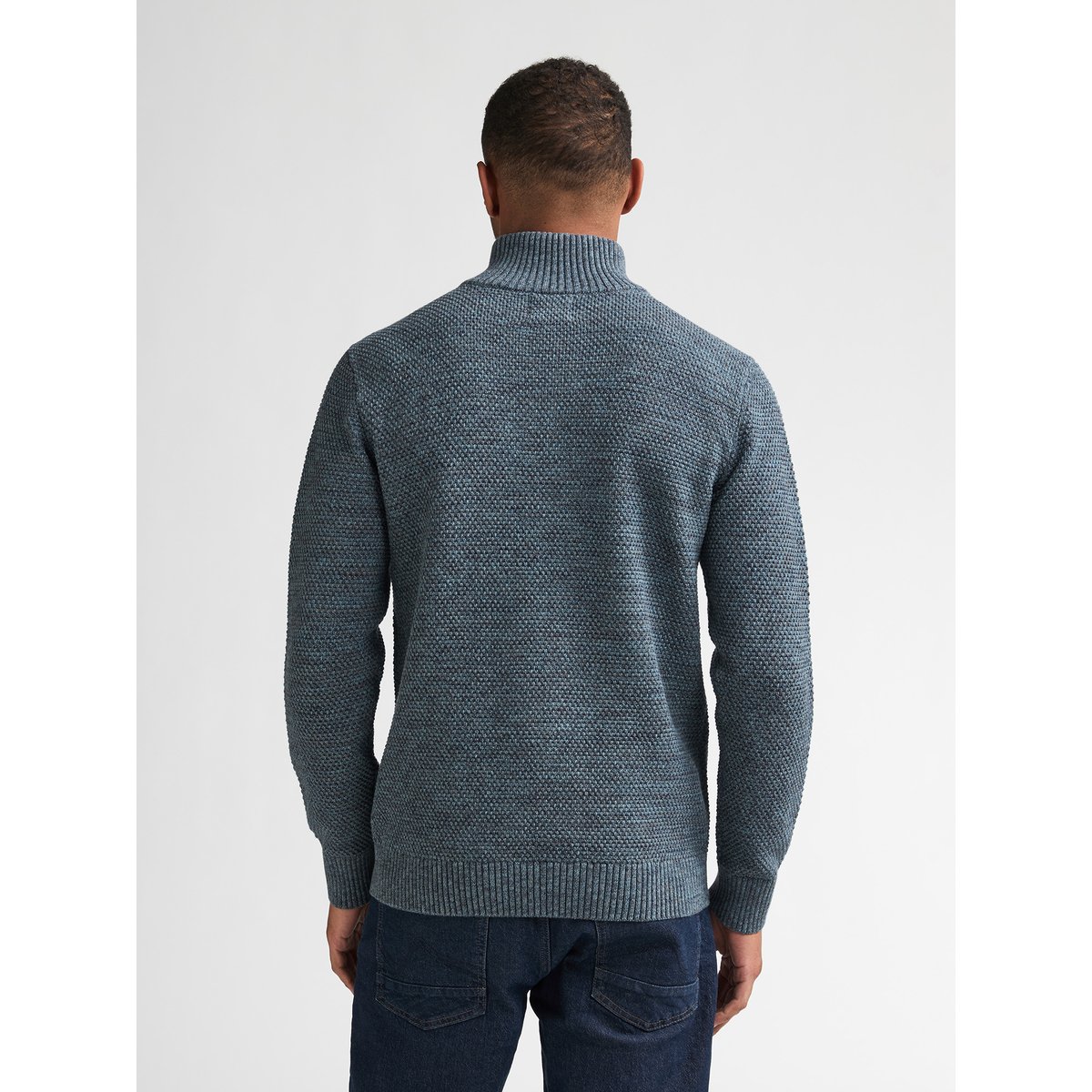 Pull chiné millfield bleu storm blue, PETROL INDUSTRIES