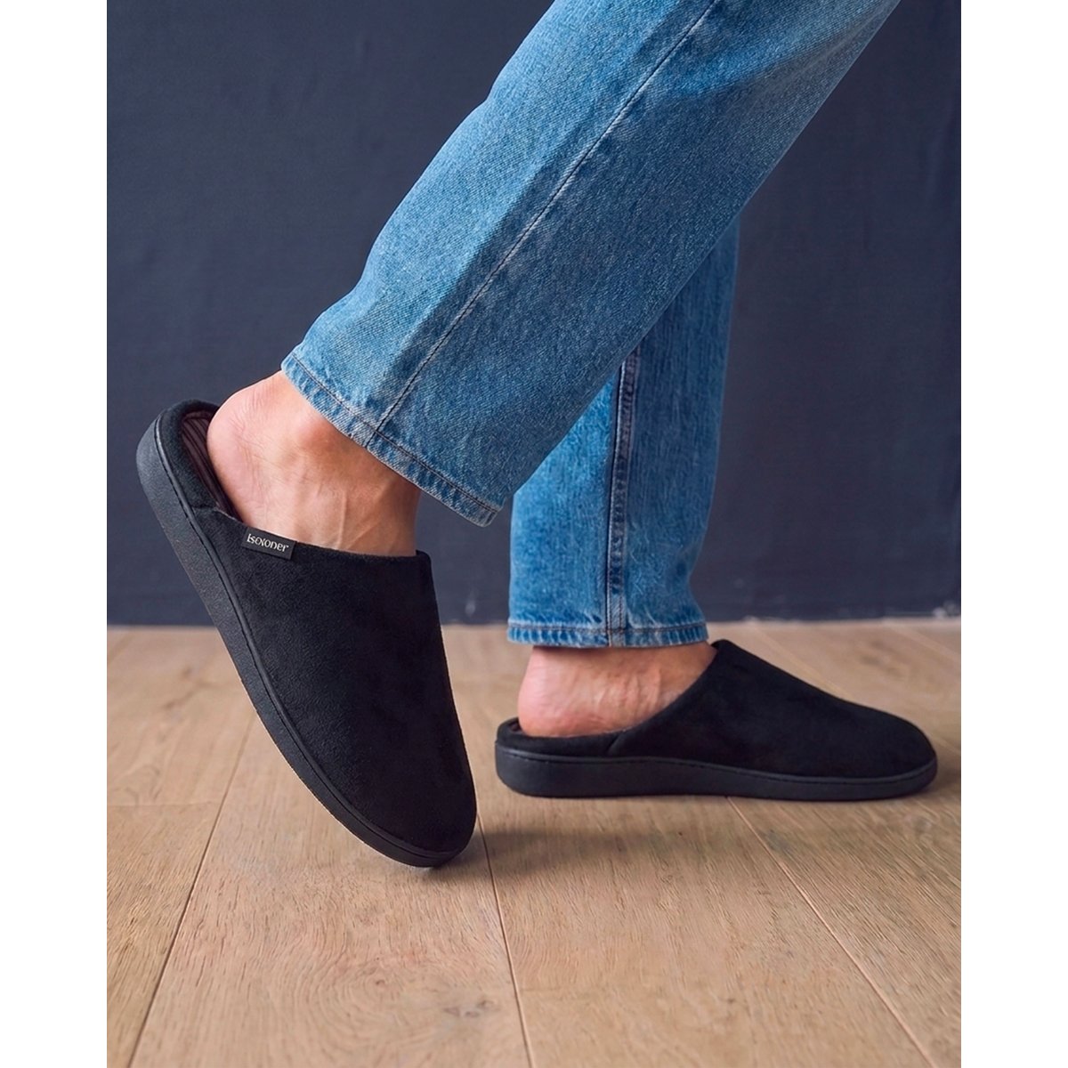 Chaussons Mules noir, ISOTONER