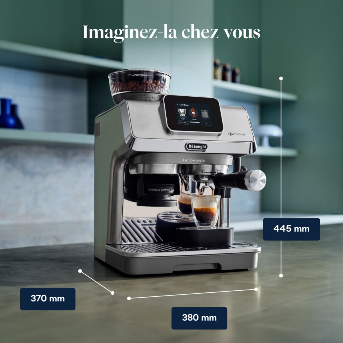 Machine à expresso La Specialista Touch EC9455.M couleur unique, DELONGHI