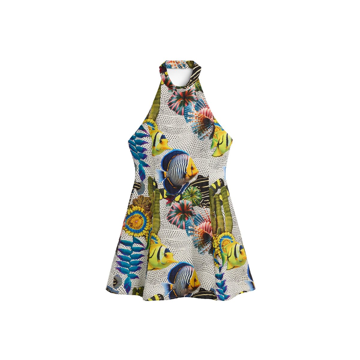 Robe conçue par mr. christian lacroix blanc, DESIGUAL