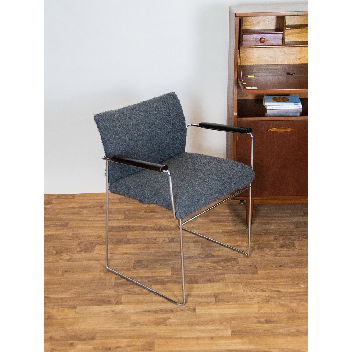 Fauteuil en métal Jakob N°269 - Bon état noir, DEBONGOUT