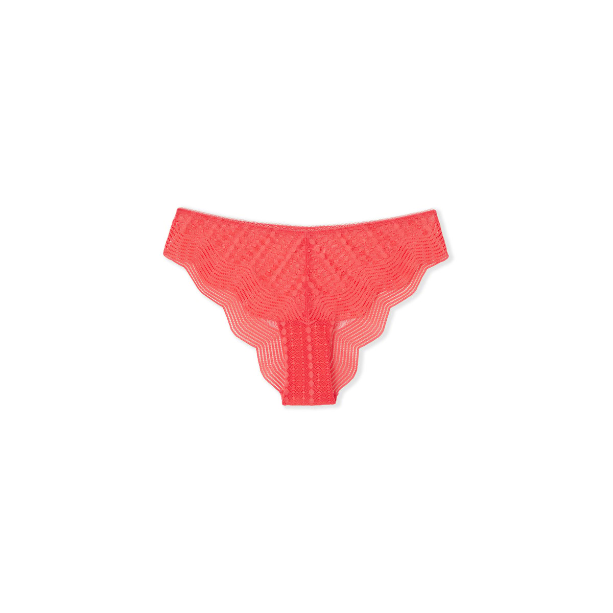Hipster en dentelle ENVERGURE corail, ETAM