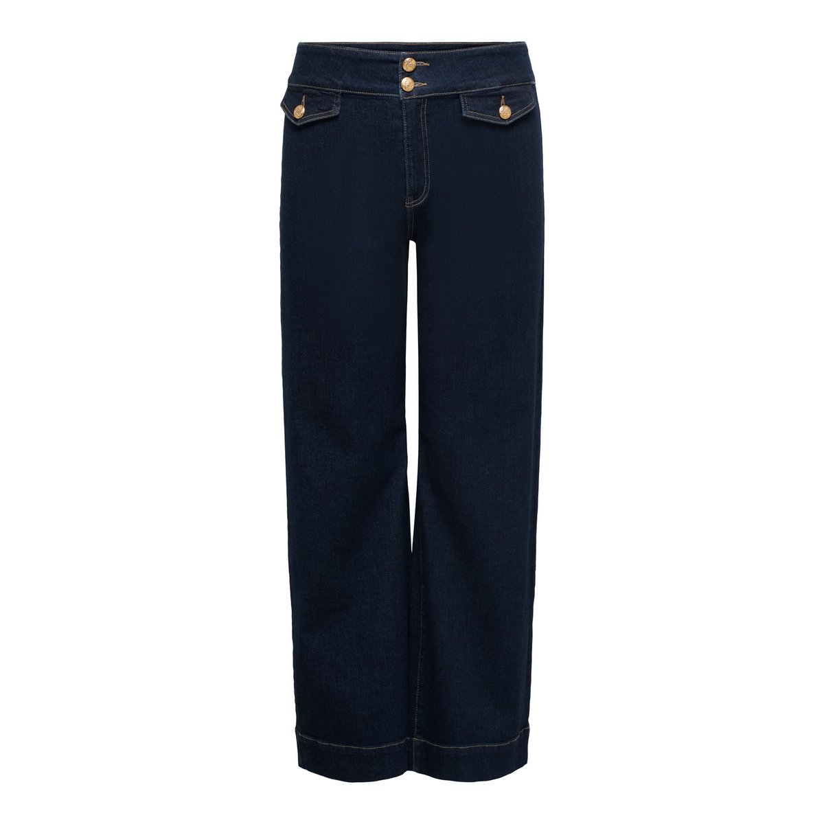 Jean À Jambe Large dark blue denim, ONLY CARMAKOMA